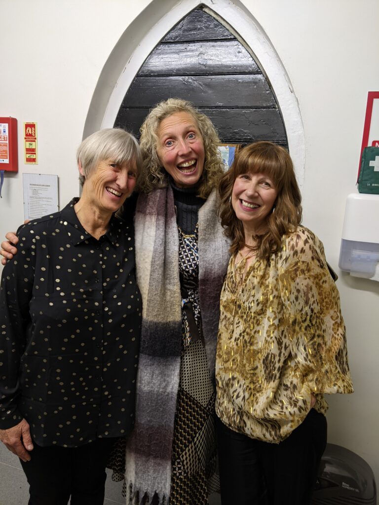 Sue Bird, Janet Harrison and Jenny Bray
